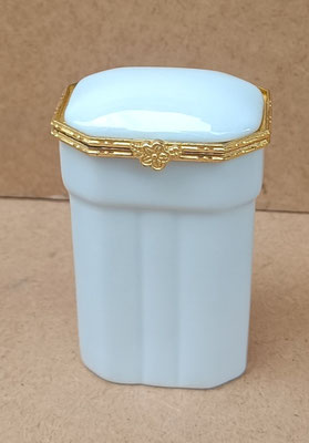 Caja palillero porcelana. Ref 9832676. 8x5x4,5