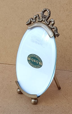 Portafotos oval metal. Ref 1229577