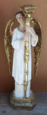 Portavela ángel resina. Ref 2/112. 40x11