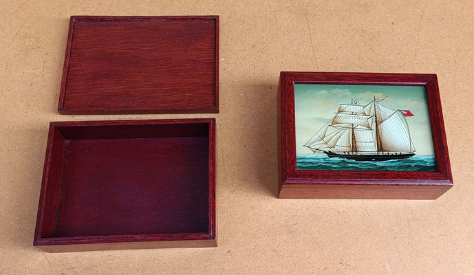 Caja madera. Ref 4665/612. 15x11x4