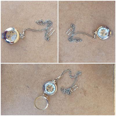 Reloj bolsillo a cuerda. Ref 41301. 6x4x1