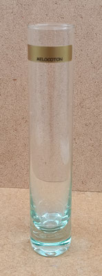 Jarrón cristal. 20x3,5