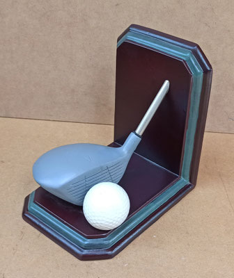 Sujetalibros golf resina. Ref 7005518