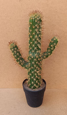 Cactus artificial en maceta. Ref 234529. 55x26x13