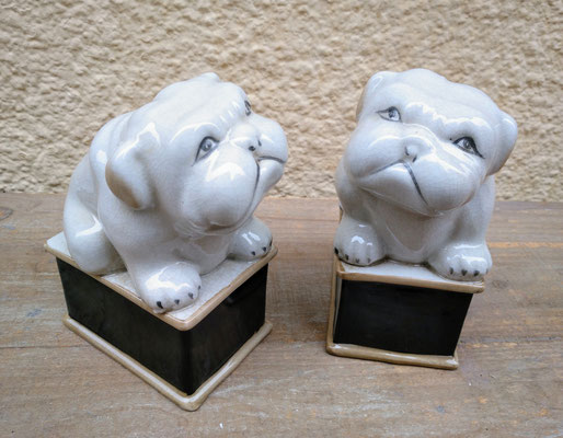 Bulldog porcelana