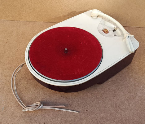 Tocadiscos Philips años 50. Ref GOY. 10x31x23