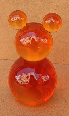 Figura cristal vidrio. Ref 31579. 14,5x8