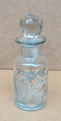 Frasco cristal con tapa. Ref 26315. 8x5x15