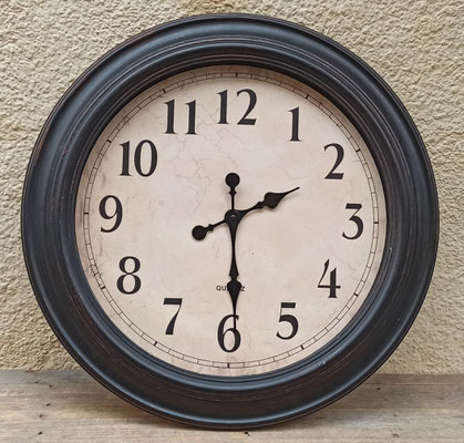 Reloj pared metálico. Ref 57824. 70x6