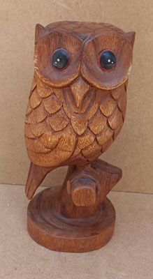 Búho madera. Ref EL0328DEP. 24x10
