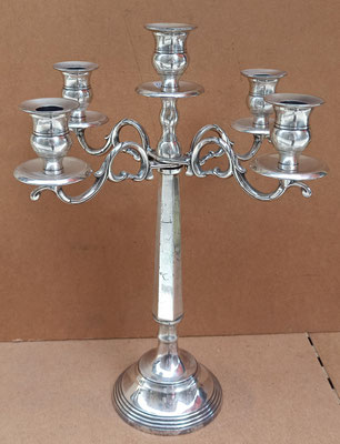 Candelabro 1/3/5 brazos. Ref 141213. 42x33. Pareja disponible.