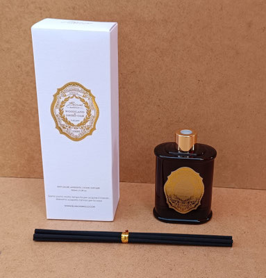 Difusor de aroma cristal Woodland & dried oak. Ref A38688. 12x8x5. 150 ml. 