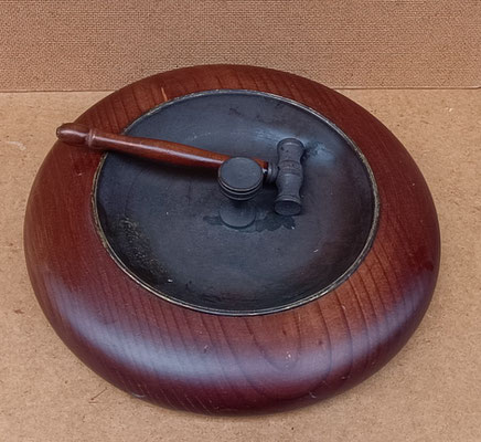 Cascanueces madera y bronce. Ref B14799. 29x10