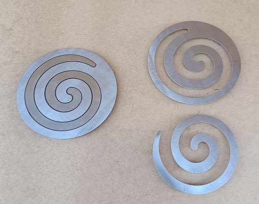 Salvamanteles doble aluminio. Ref 15734. 21x1 y 16x1