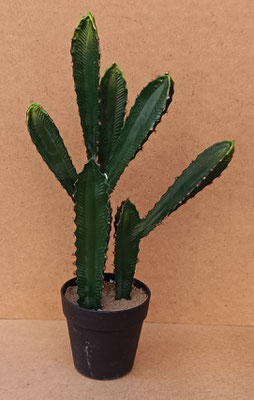 Cactus artificial en maceta. Ref 31900004. 54x30x13