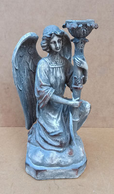 Portavelas ángel resina. Ref 6PR3733. 29x14x15. Pareja disponible