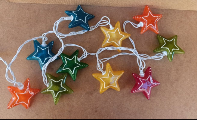 Guirnalda de luces estrella. Ref 543012. 10x320