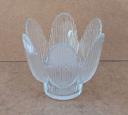 Portavelas cristal. 10x10