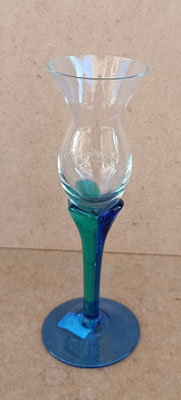  Portavelas  cristal. Ref CA74. 18x6,5