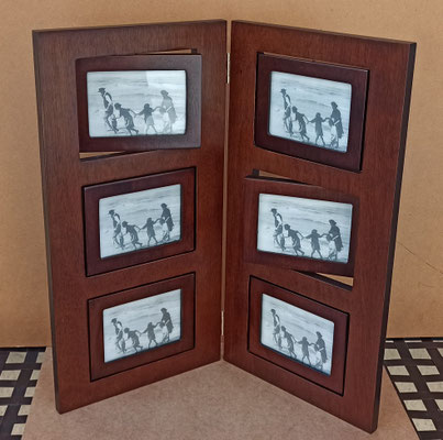 Portafotos mesa madera 6 fotos