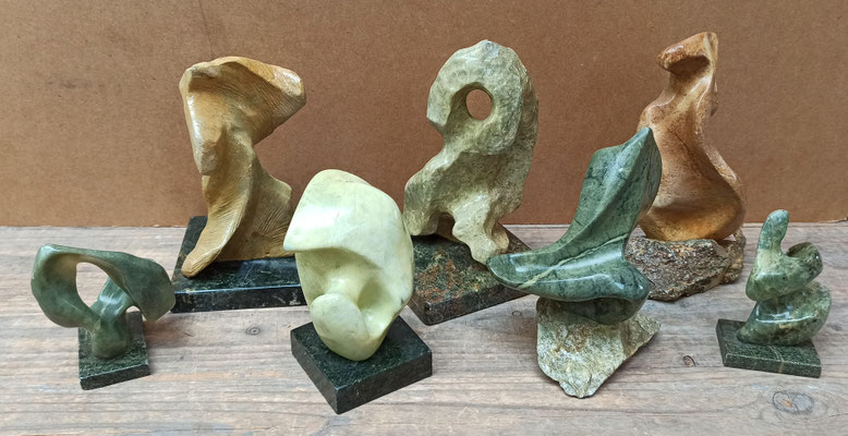 Escultura piedra de jabón pequeñas. Varias medidas. Más modelos en tienda