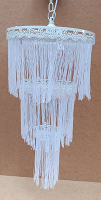 Lampara techo flecos. Ref 61291. 56x30