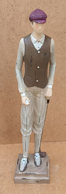Figura golfista resina. Ref 38831C. 38x8x7