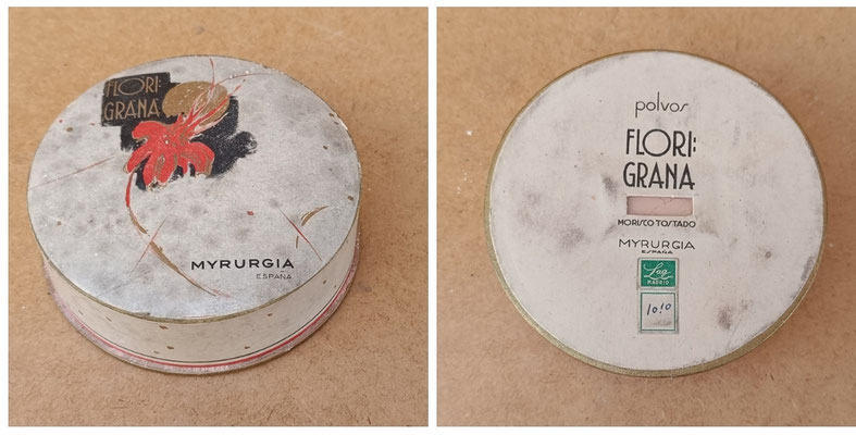 Polvos Flori: Grana, Myrurgia. 3x9