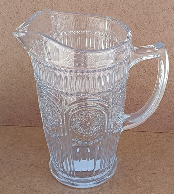 Jarra cristal. Ref 15025. 22x20x12. 1,5 litros