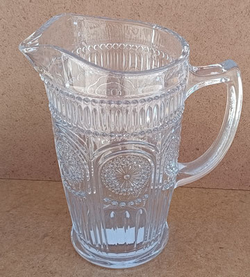 Jarra cristal. Ref 15025. 22x20x12. 1,5 litros