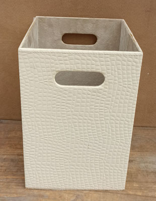 Papelera polipiel. Ref 8711K. 32x21