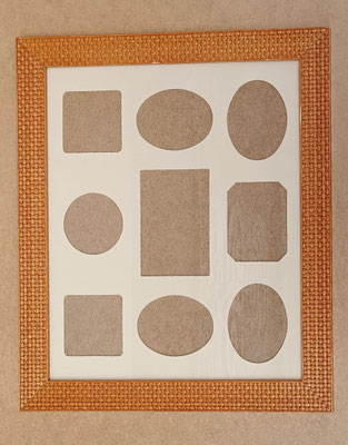 Marco madera para pared. Ref 171293. 42x35.5 exterior. 28x34 interior