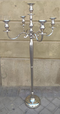 Candelabro aluminio. Ref 59455. 153x74x27
