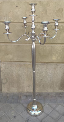 Candelabro aluminio. Ref 59455. 153x74x27