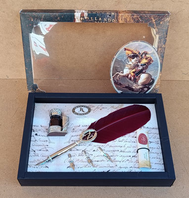 Set escritura Napoleón Francesco Rubinato. Ref 41429. 