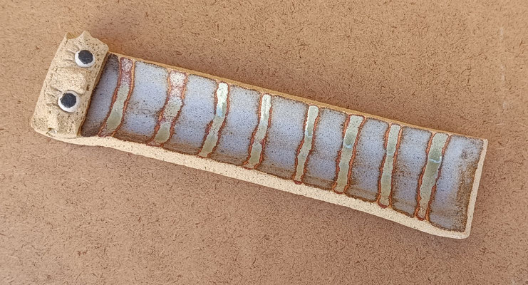 Quemador de incienso cara cerámica. Ref PH. 22x5x3