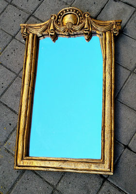 Espejo madera dorado. Ref EL-1082. 78x50
