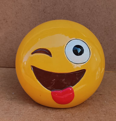 Huchas emoji cerámica. Ref 66730. 12x12x8