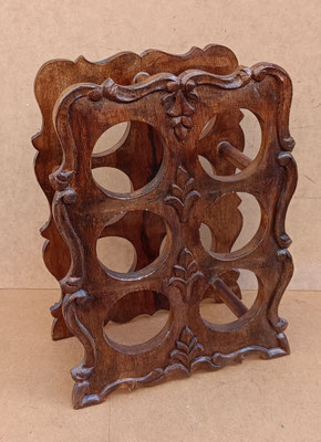 Botellero madera 6 botellas. Ref 2820. 31x17x43