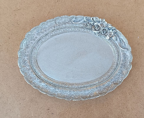 Bandeja resina oval. 20x15,5x2