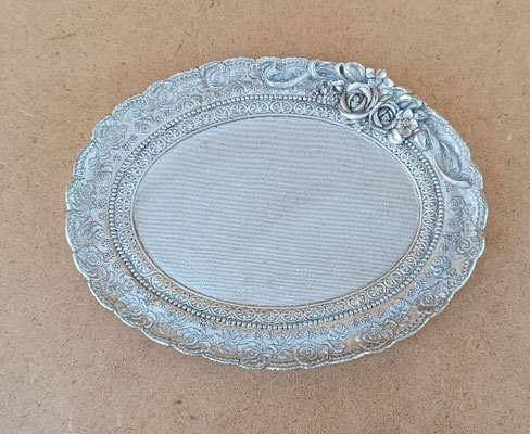 Bandeja resina oval. 20x15,5x2
