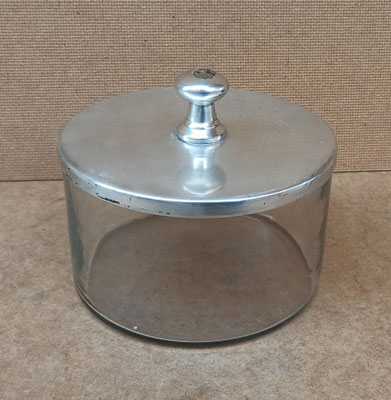 Caja cristal tapa aluminio. Ref 55323. 10x12,5