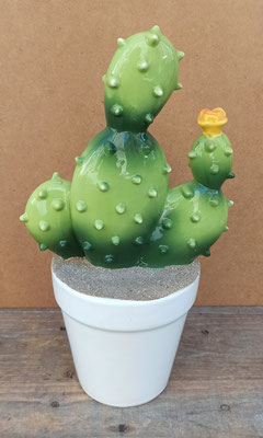 Cactus hucha cerámica. Ref 4132. 30x16x12