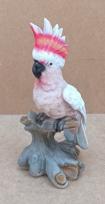Cacatúa resina. Ref 771. 16x8x9