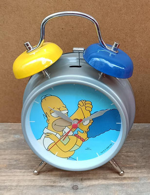 Reloj despertador Los Simpsons. Ref D100031. 17x12