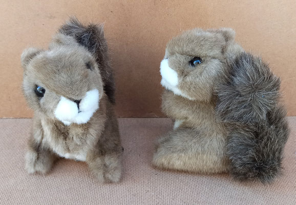 Ardillas peluche. 16x13