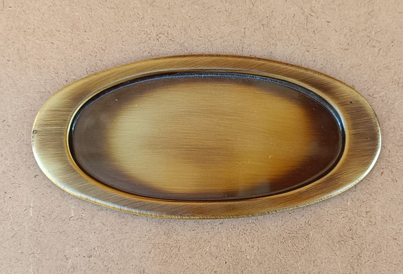 Bandeja mini metal. 19x9