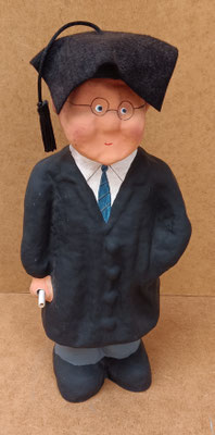 Oriol Garreta (ahora Tino Charito). Graduado cartón fallero artesano. Ref M01. 29x8,5