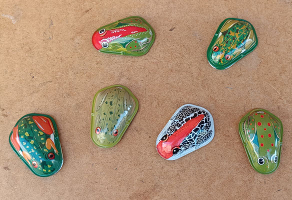 Ranas clic clac. Ref 15176. 6 centímetros