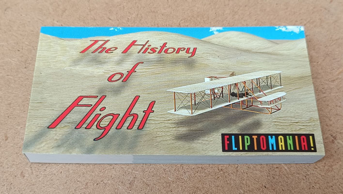 Fliptomania. Libro flip Historia del vuelo. Ref 107FLY. 10x5x1